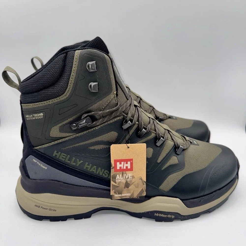Helly‎ Hansen Traverse HT Waterproof Boots Men's Size 11 Traverse Green
